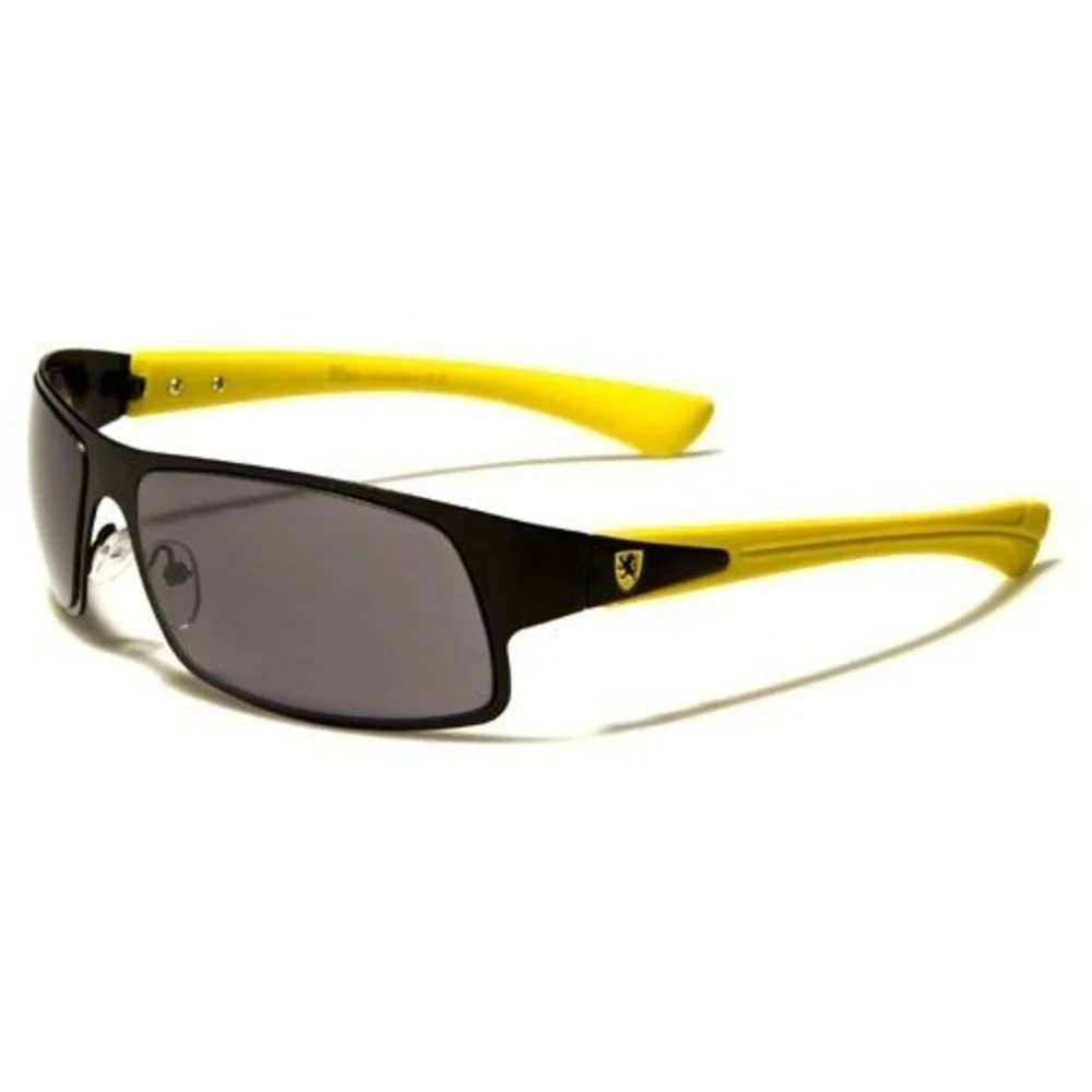 Designer Sunglasses Sport Driving Yellow Accents Men's Fishing UV400 Protection